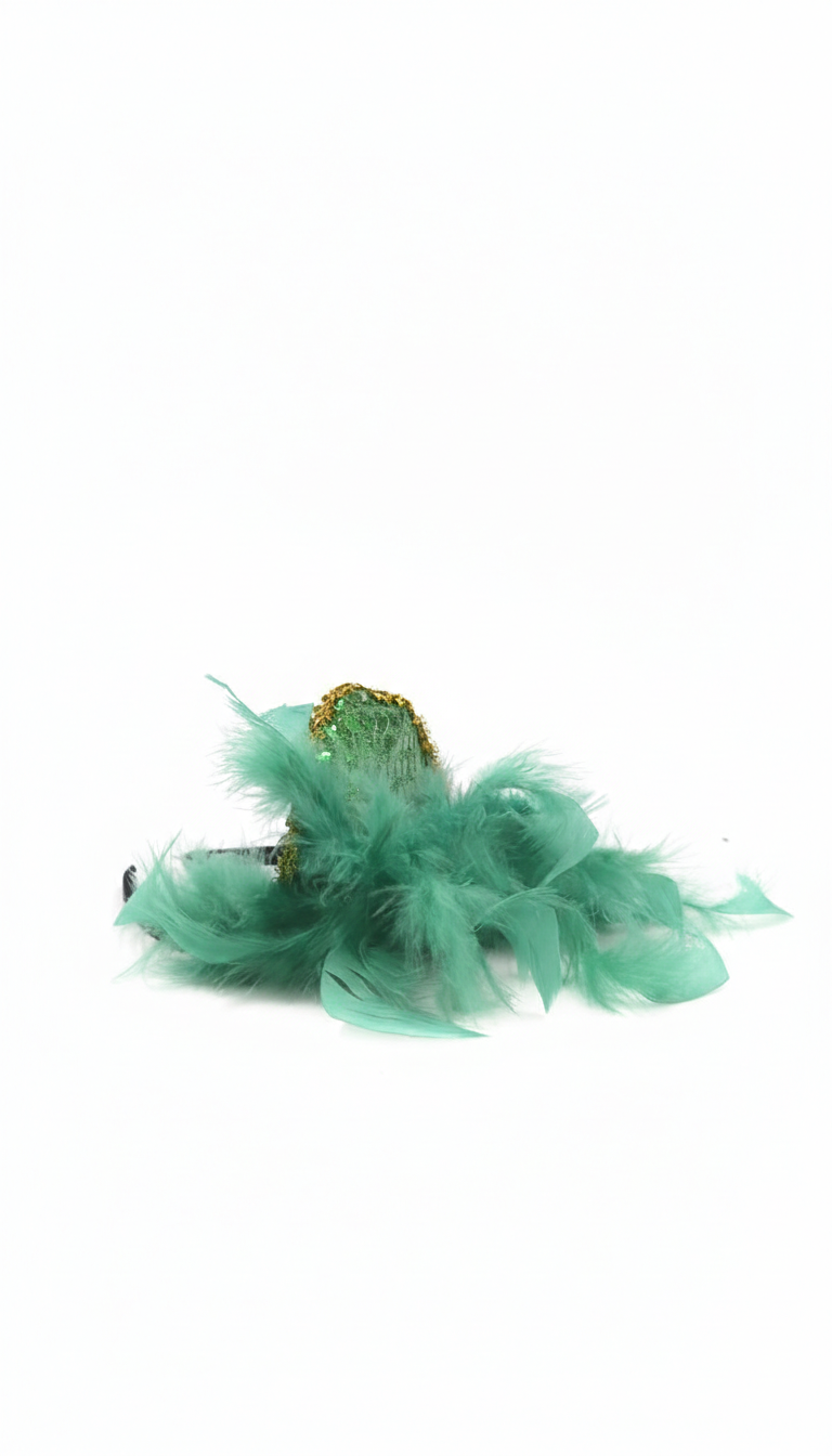 CINTILLO LENTEJUELA CON PLUMAS