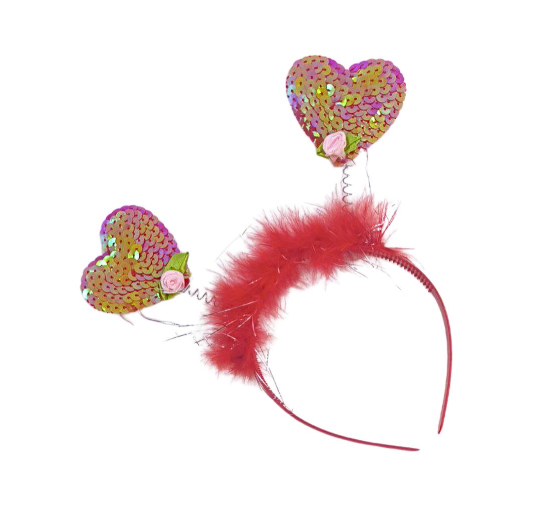 CINTILLO CORAZON LENTEJUELAS