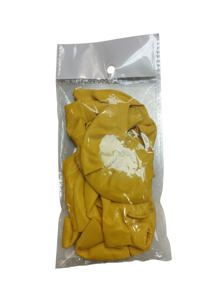 GLOBOS R12 MATE UNICOLOR 12UND (AMARILLO)