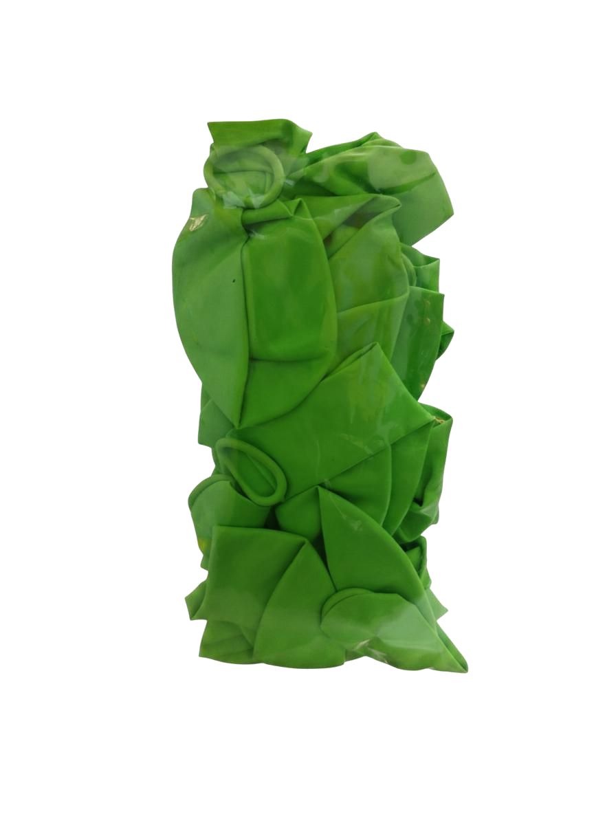 GLOBOS R12 MATE UNICOLOR 12UND (VERDE MANZANA)