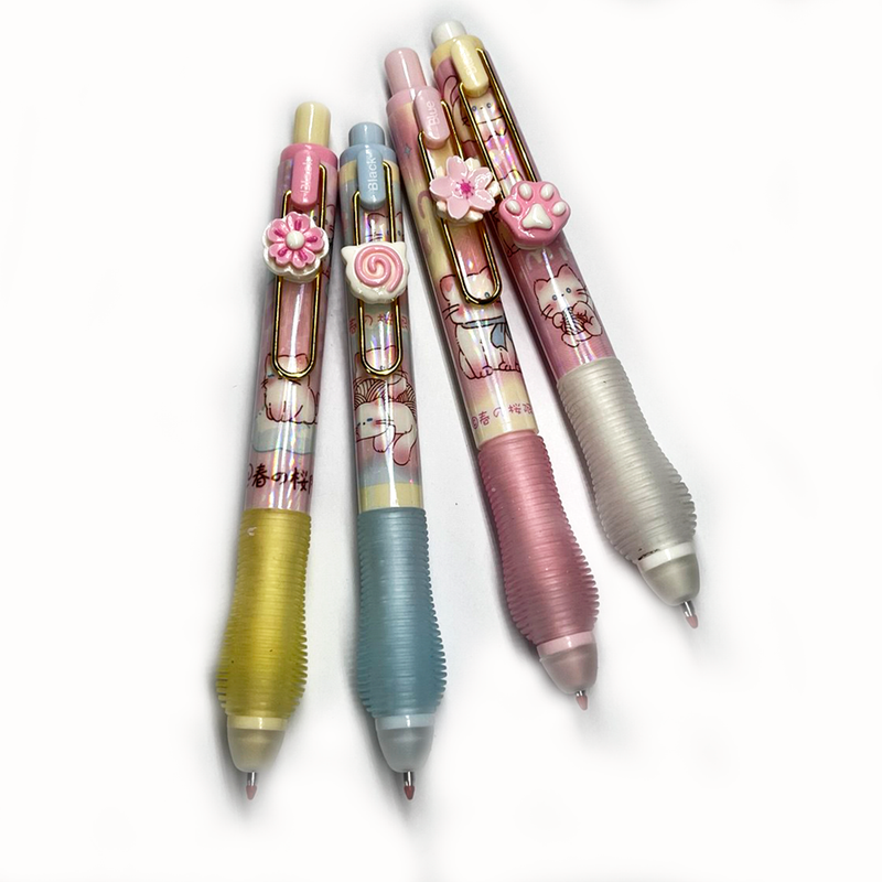 BOLIGRAFO BORRABLE CON GRIP GATITA