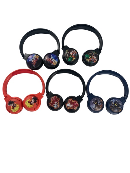 AUDIFONO INALAMBRICO , MICRO SD/AUX LINE IN, PERSONAJES ANIME JAPAN