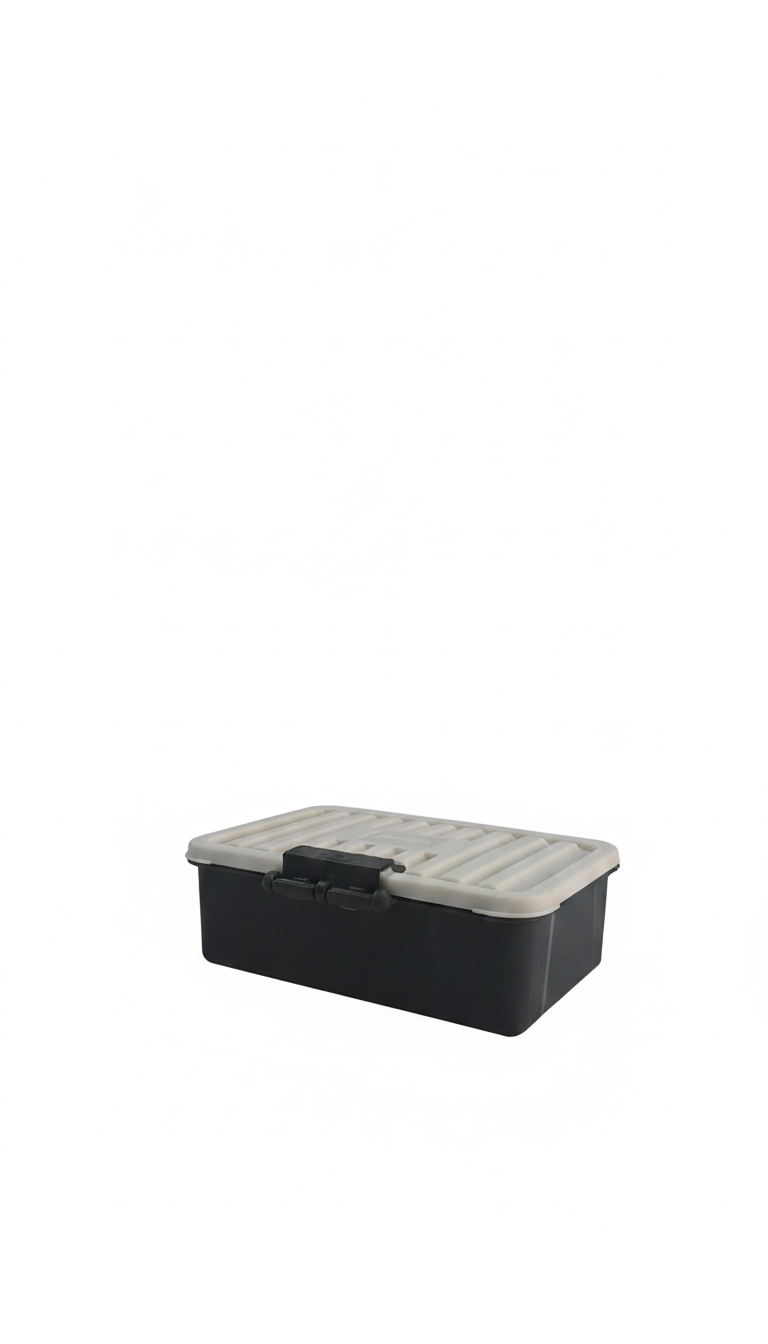 MINI CONTENEDOR PLASTICO TAPA 110*78*30 MM