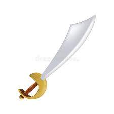 ESPADA PIRATA DORADA