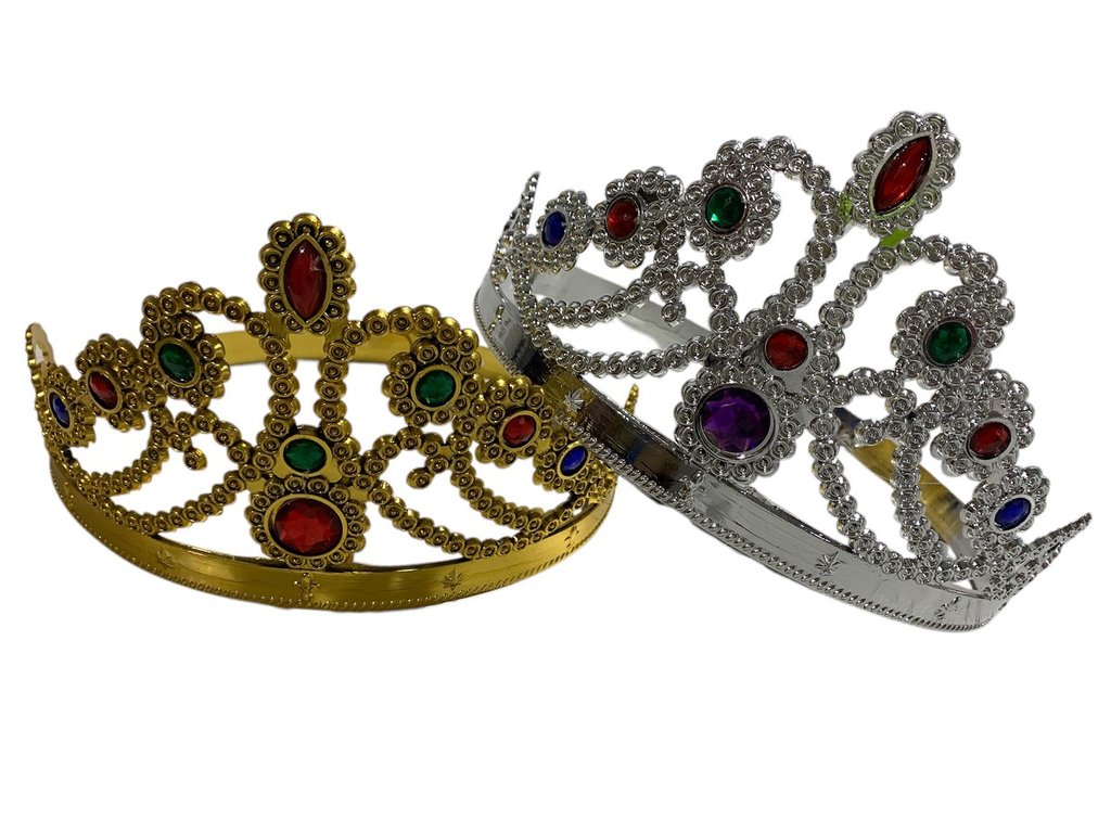 CORONA ARMABLE PRINCESA PLATA/DORADA