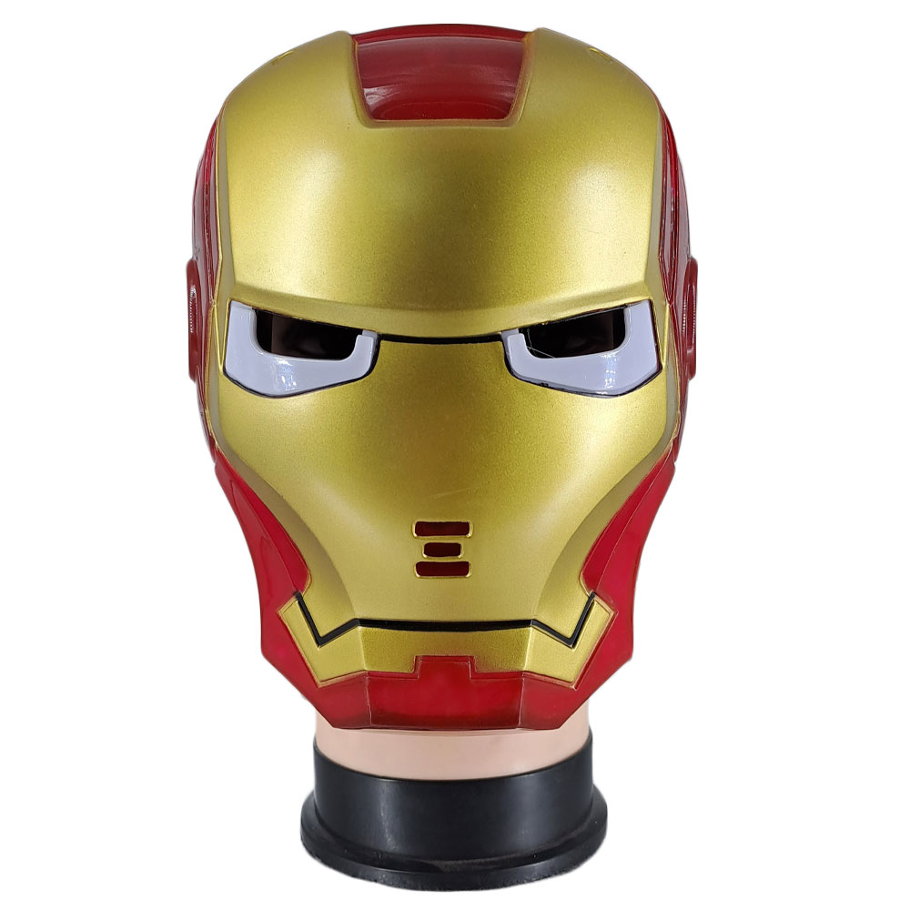 MASCARA PLASTICA IRON MAN CON LUZ