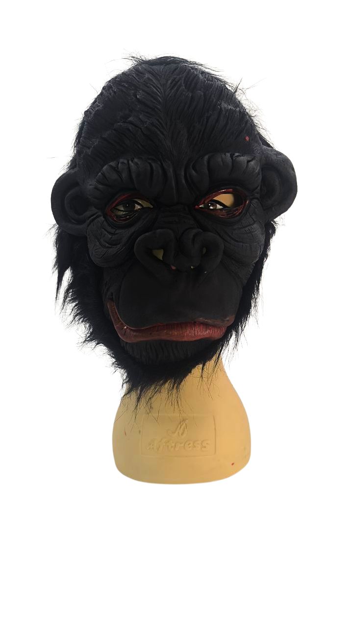 MASCARA LATEX GORILLA BOCA ABIERTA