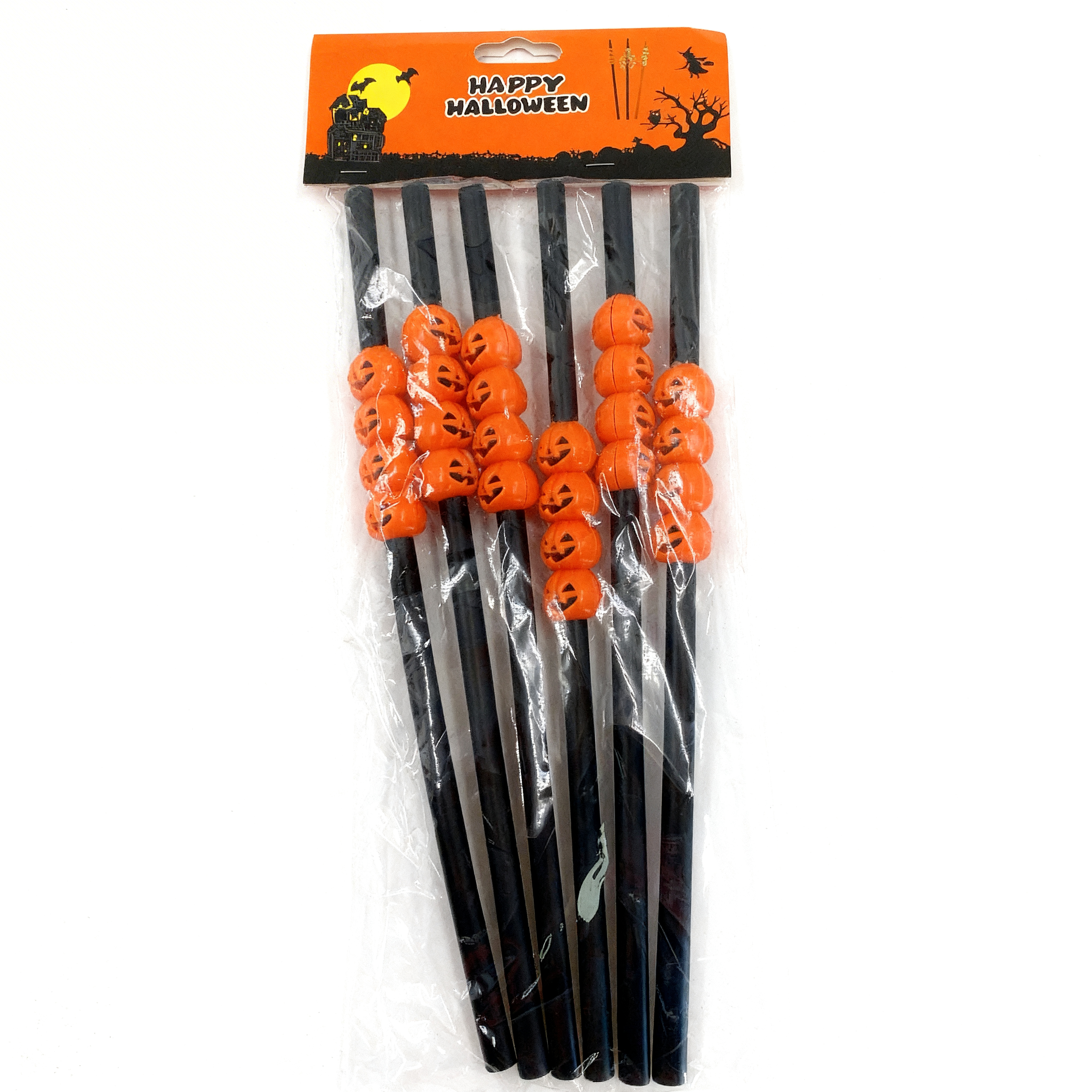 PITILLOS CALABAZAS NEGRO/NARANJA