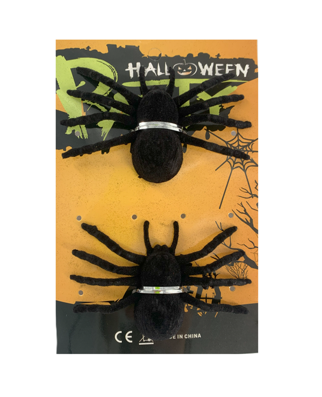 ARAÑA PLASTICAS NEGRAS 2PZ