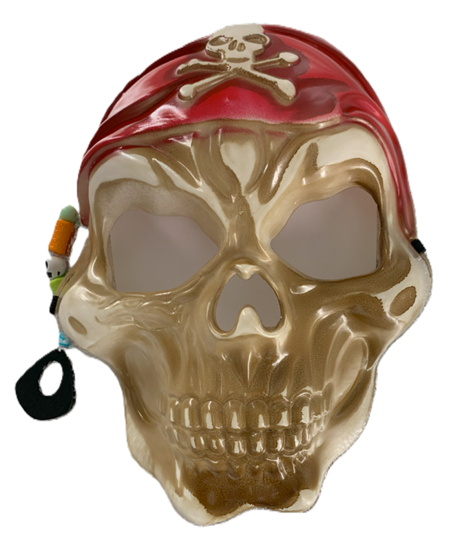 MASCARA PIRATA CALAVERA PLASTICA