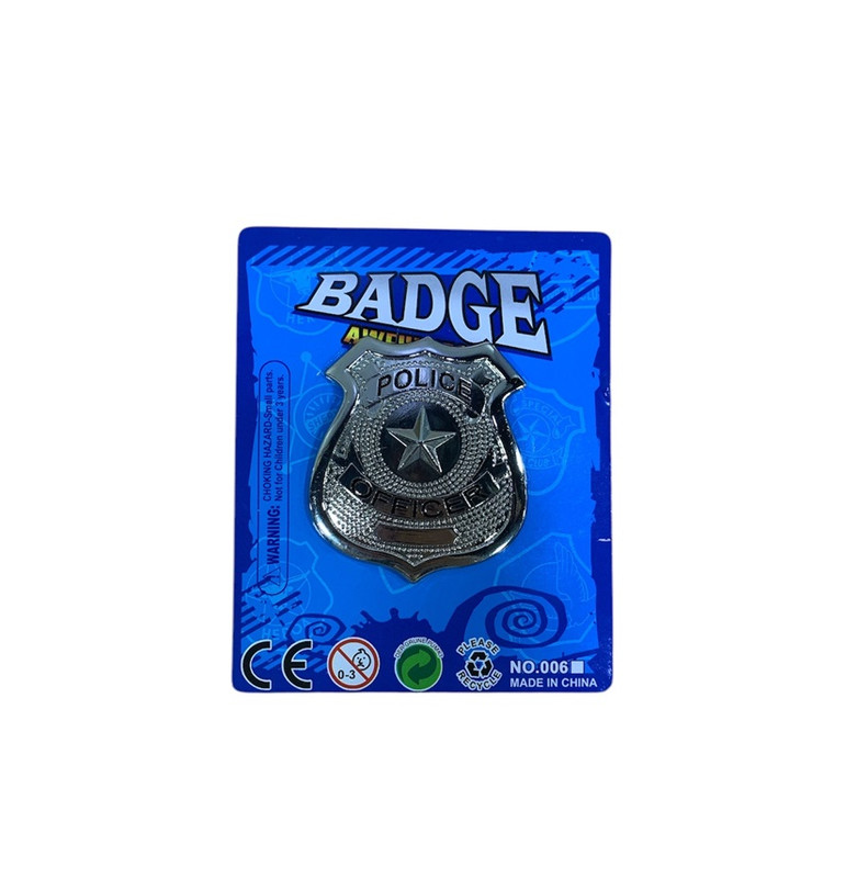 PLACA DE POLICIA  5*4.5CM