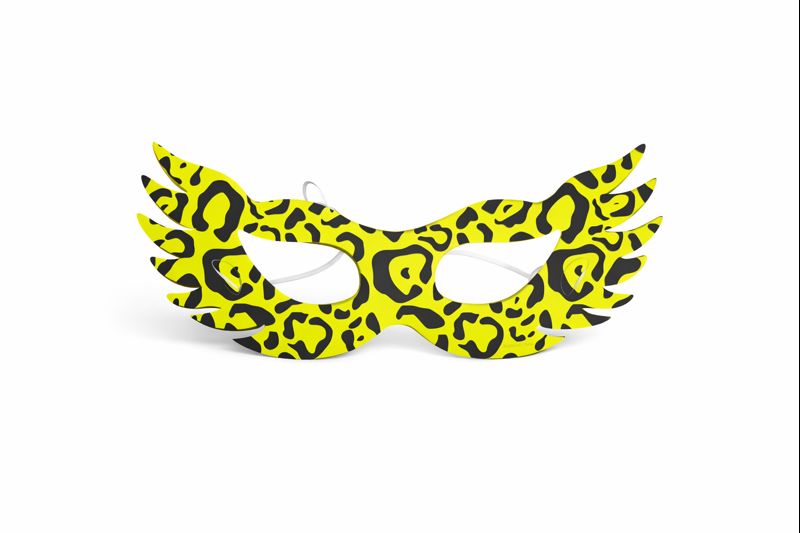 ANTIFAZ NEON LEOPARDO