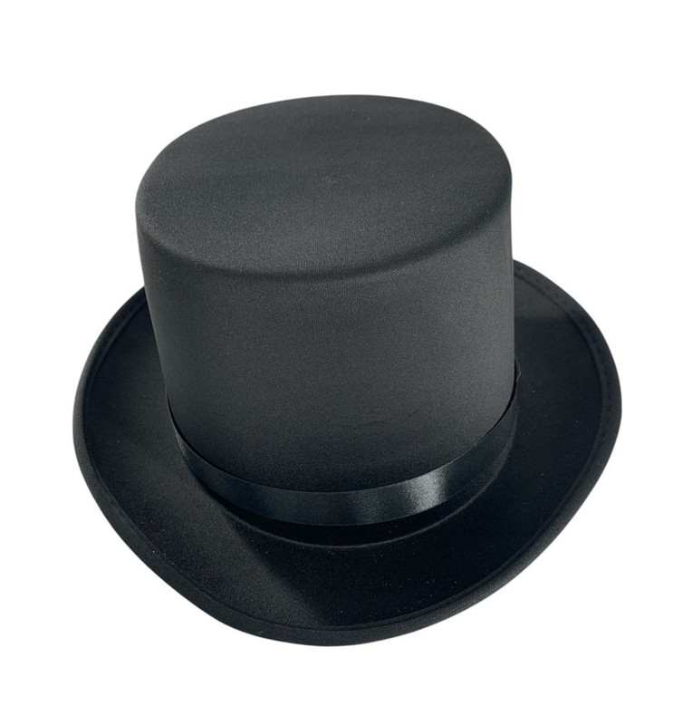 SOMBRERO DE COPA 31*25CM NEGRO