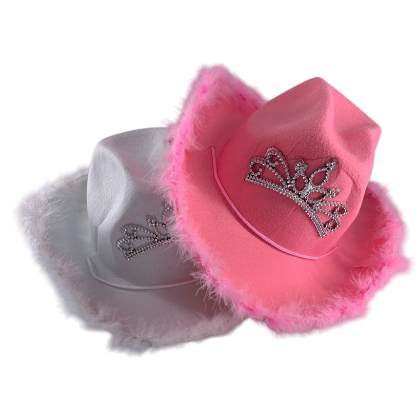 SOMBRERO VAQUERO 38*35 CM CORONA/MARABU