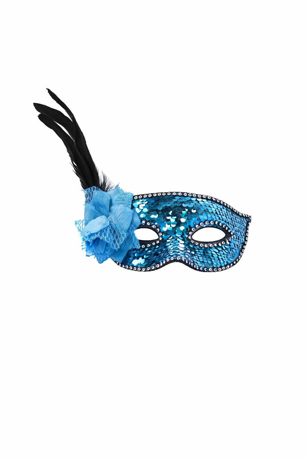 ANTIFAZ CON PLUMAS LATERAL