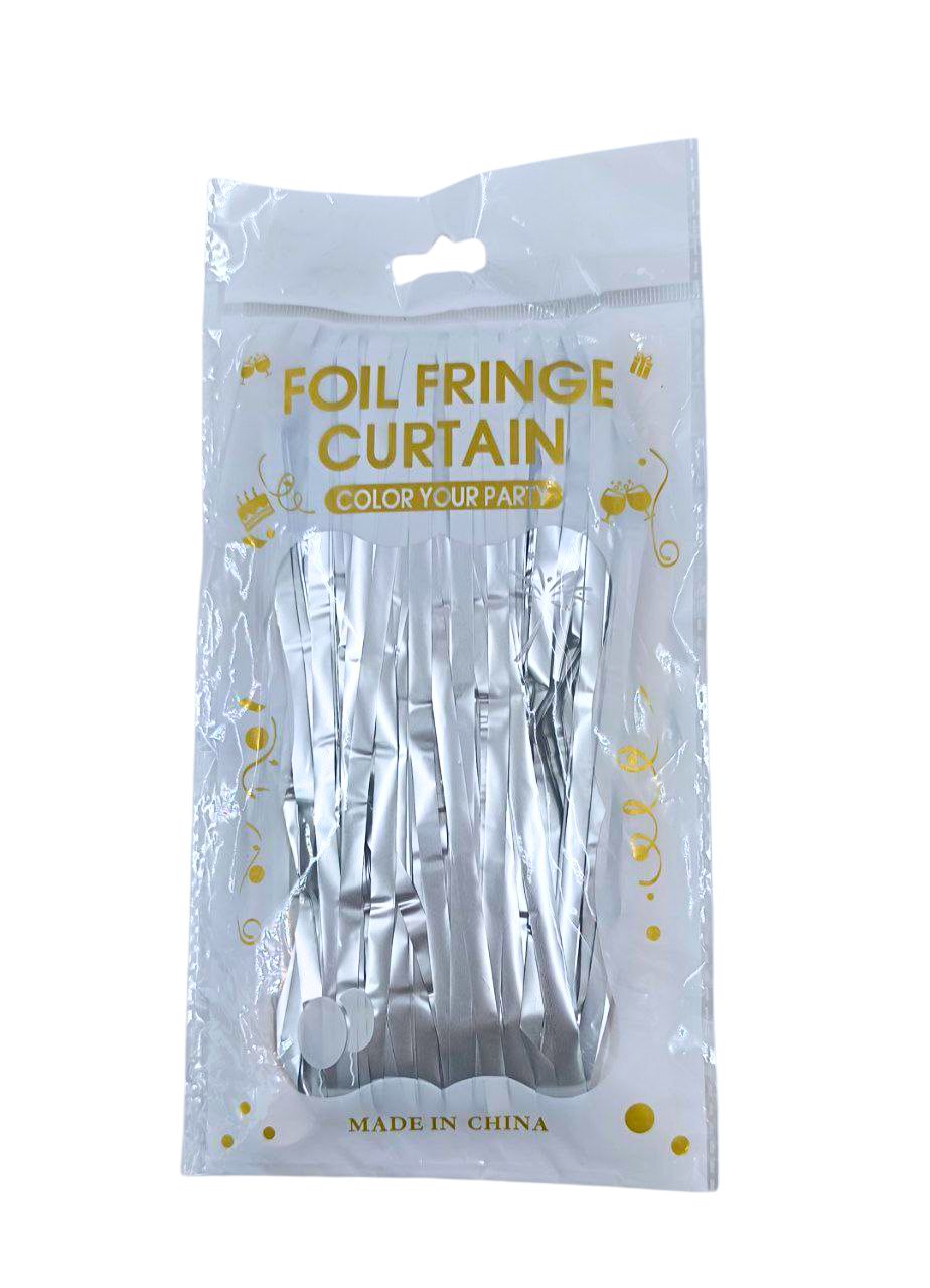 CORTINA UNICOLOR METALIZADA