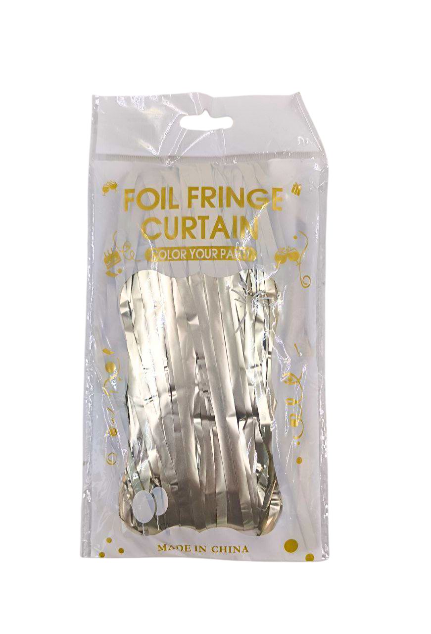 CORTINA UNICOLOR METALIZADA