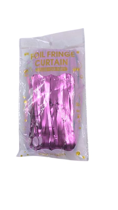 CORTINA UNIUNICOLOR METALIZADA