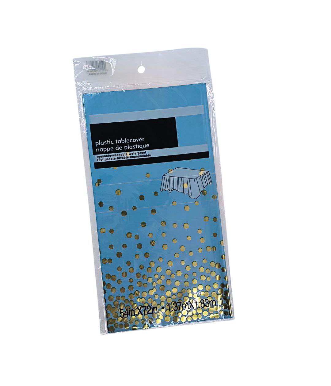 MANTEL ESTAMPADO CON PUNTOS