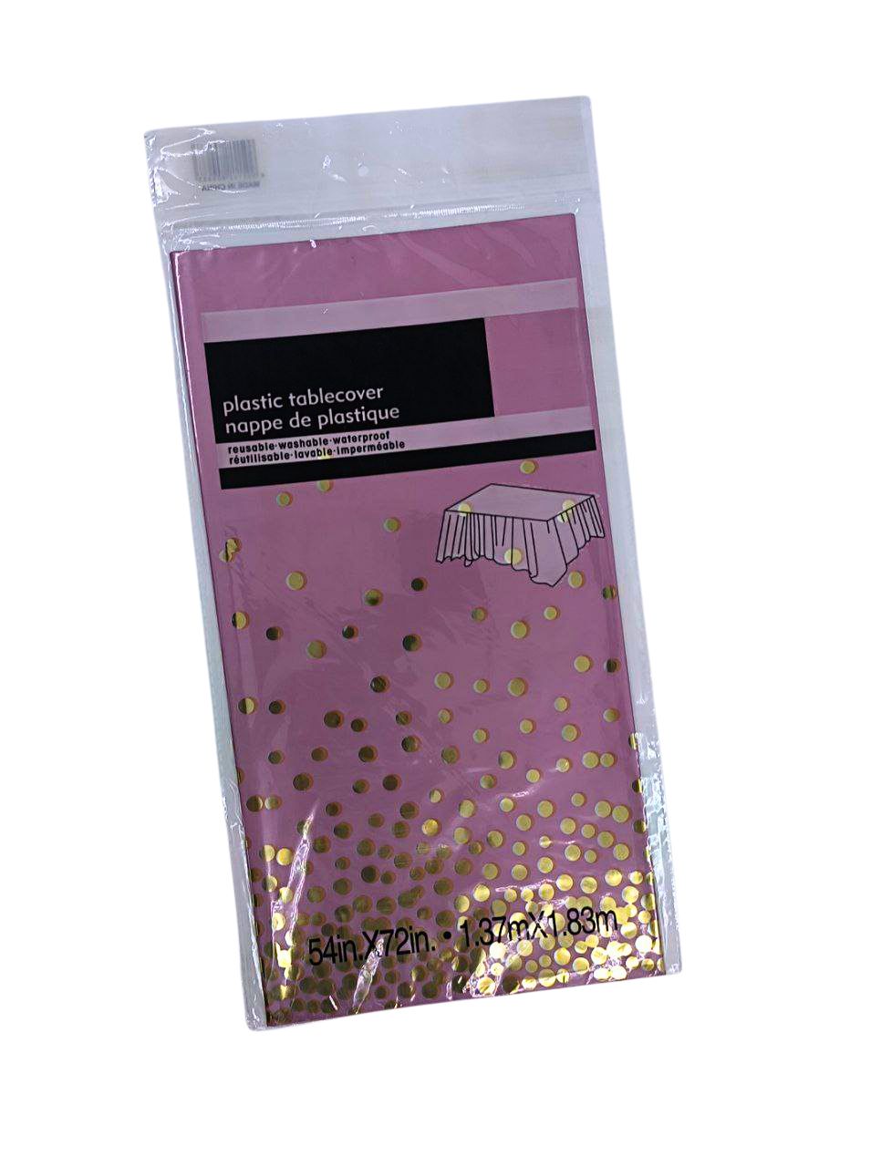 MANTEL ESTAMPADO CON PUNTOS