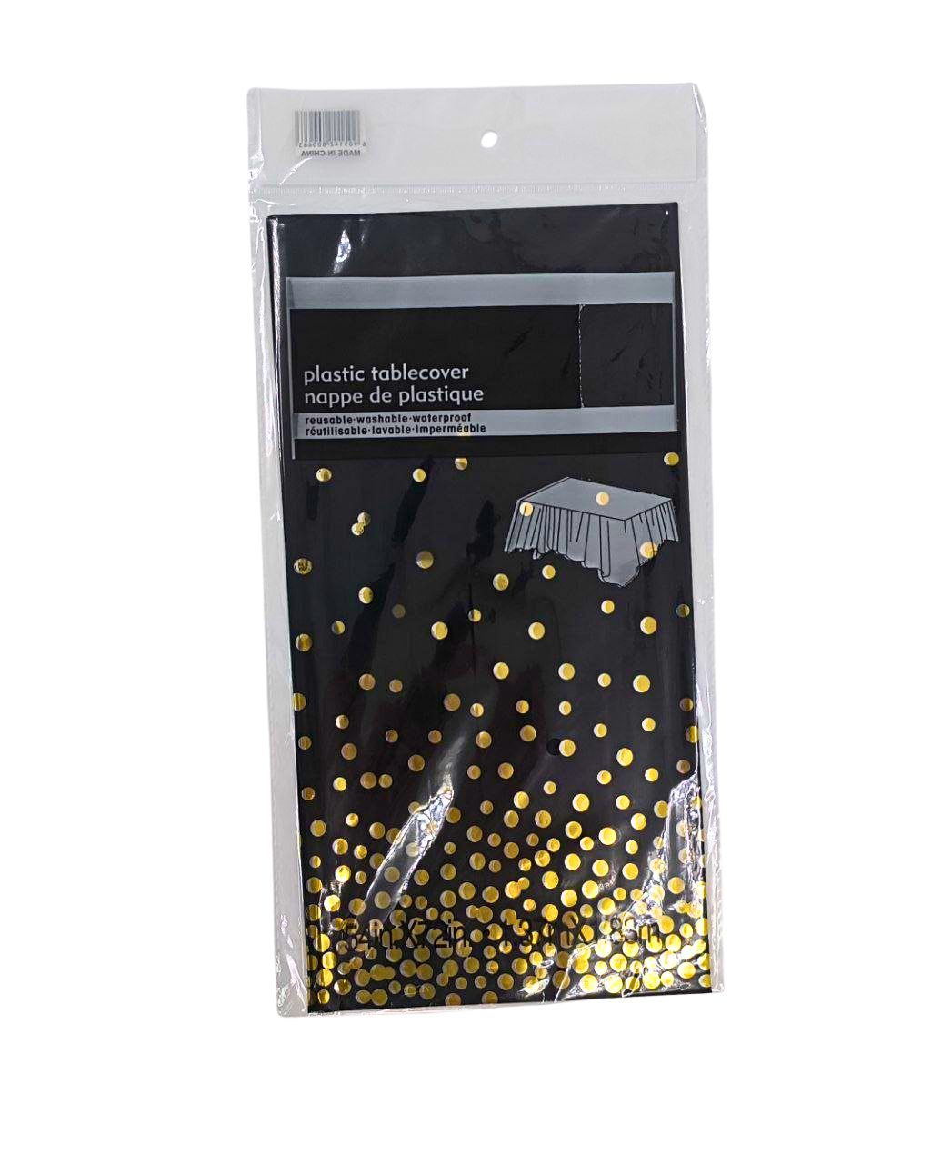 MANTEL ESTAMPADO CON PUNTOS