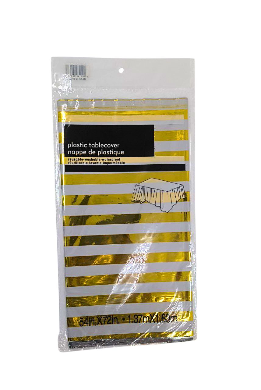 MANTEL ESTAMPADO DE RAYAS