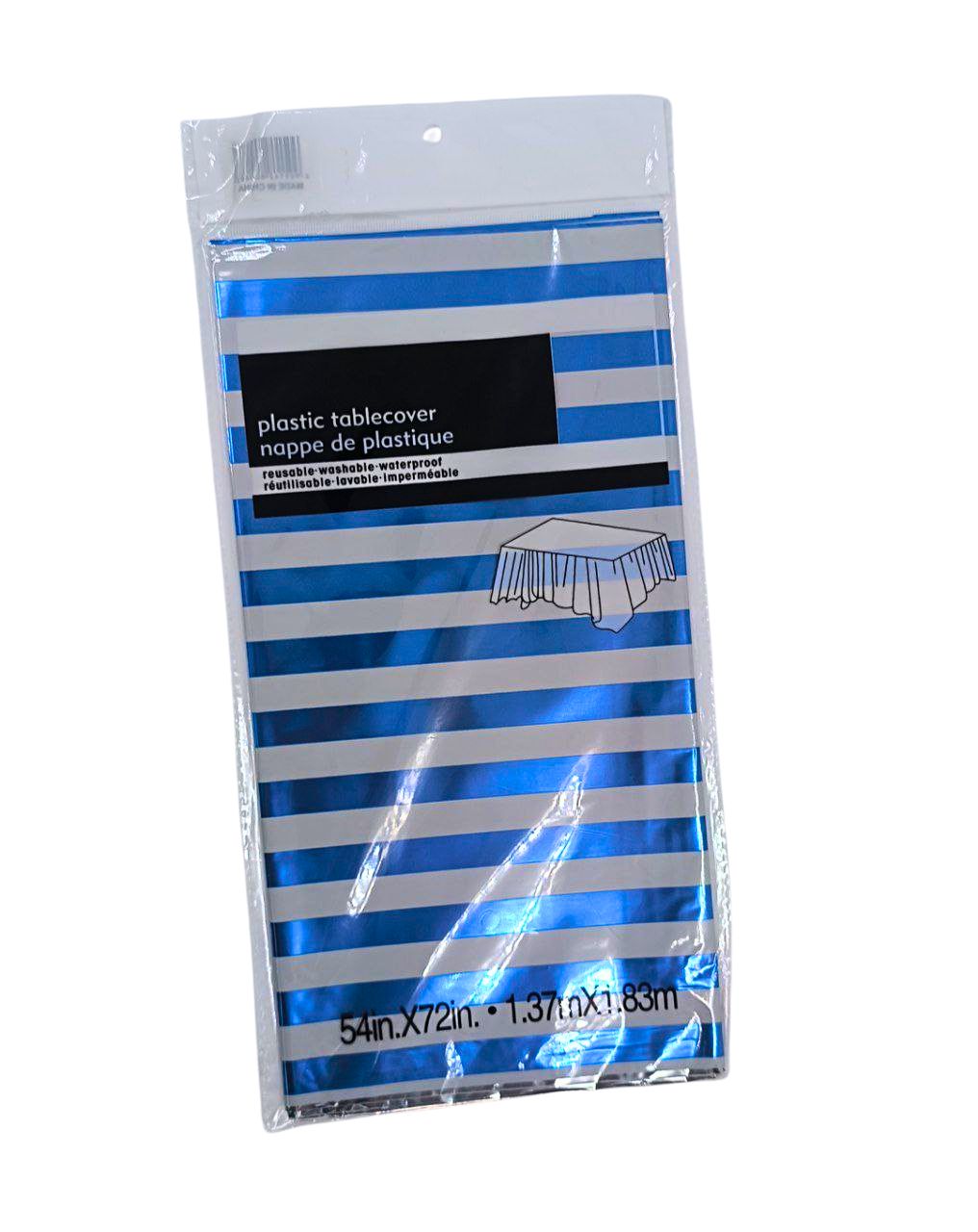 MANTEL ESTAMPADO DE RAYAS