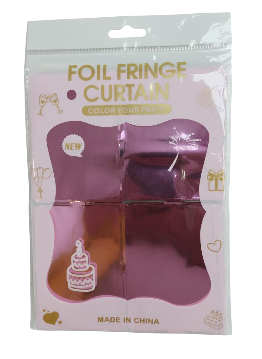 CORTINA DE CUADRO METALIZADA (VIOLETA)