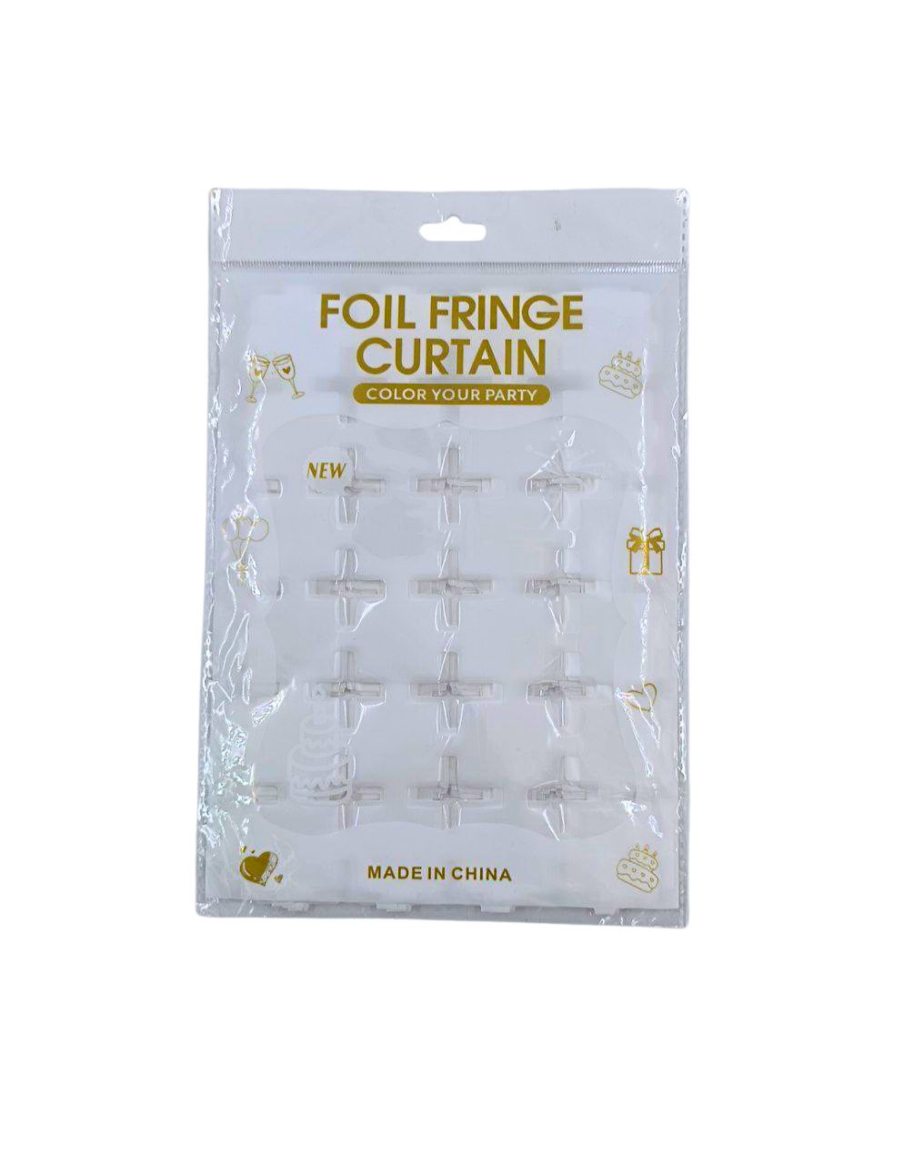 CORTINA GEOMETRICA METALIZADA UNI