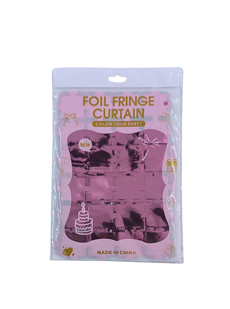 CORTINA GEOMETRICA METALIZADA UNI