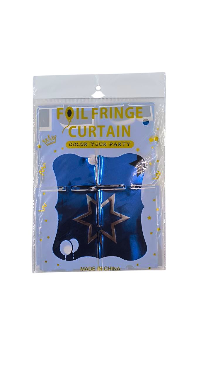 CORTINA GEOMETRICA METALIZADA