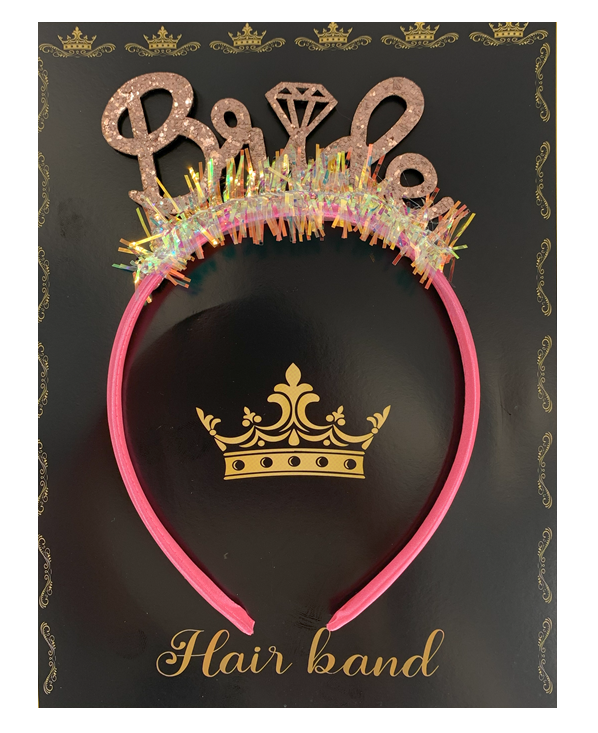 CINTILLO  CUMPLEAÑO ROSADO