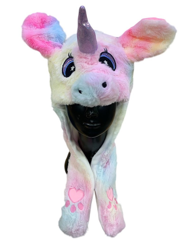 GORRO CON OREJAS MOVILES UNICORNIO