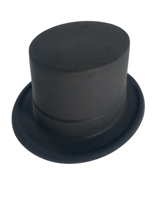 SOMBRERO COPA ALTA NEGRO GAMUZADO