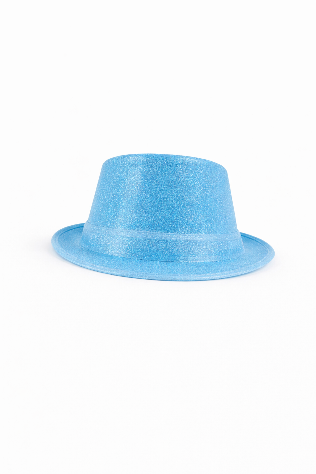 SOMBRERO PLASTICO 23*26*9 CM ESCARCHADO DE COPA