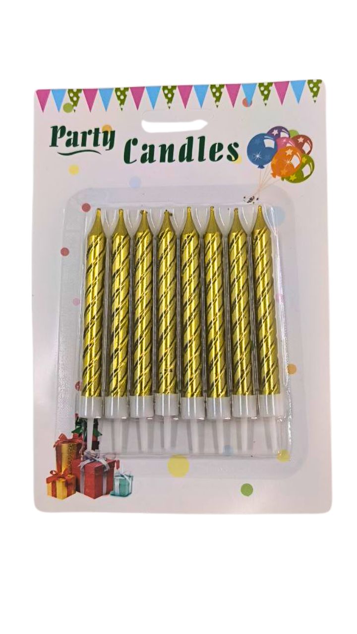 VELAS DE HAPPY BRITHDAY CLASICAS 8PZ