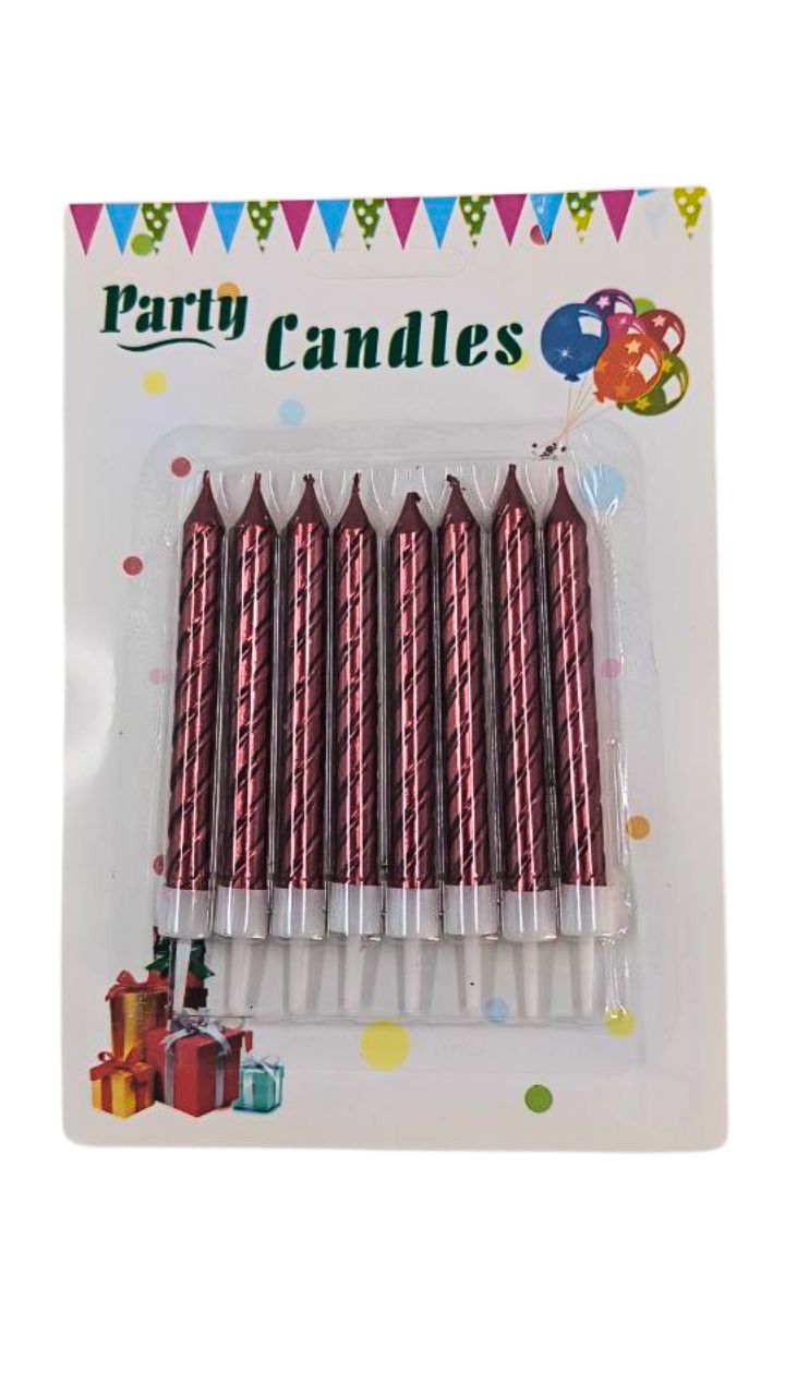 VELAS DE HAPPY BRITHDAY CLASICAS 8PZ