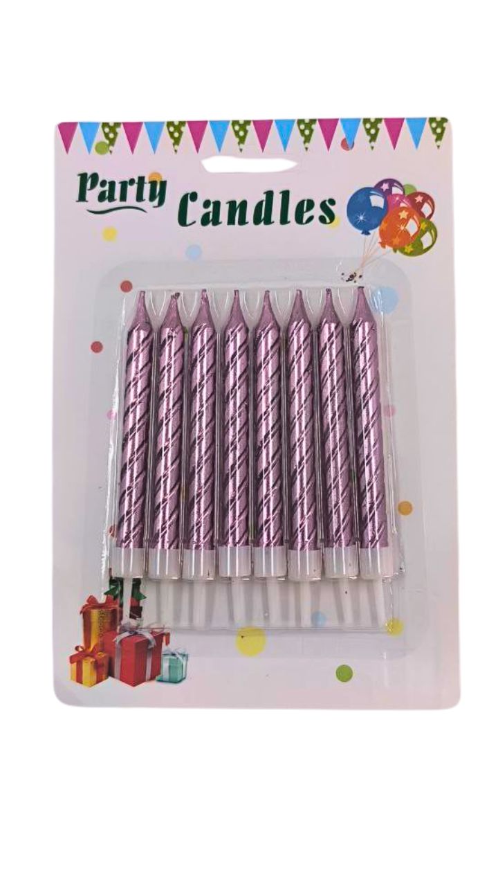 VELAS DE HAPPY BRITHDAY CLASICAS 8PZ