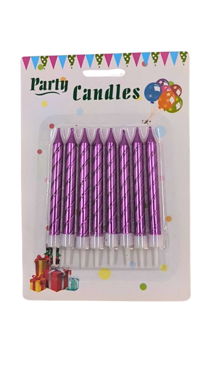 VELAS DE HAPPY BRITHDAY CLASICAS 8PZ