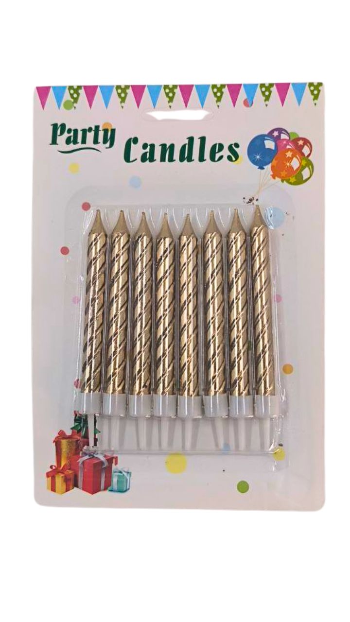 VELAS DE HAPPY BRITHDAY CLASICAS 8PZ