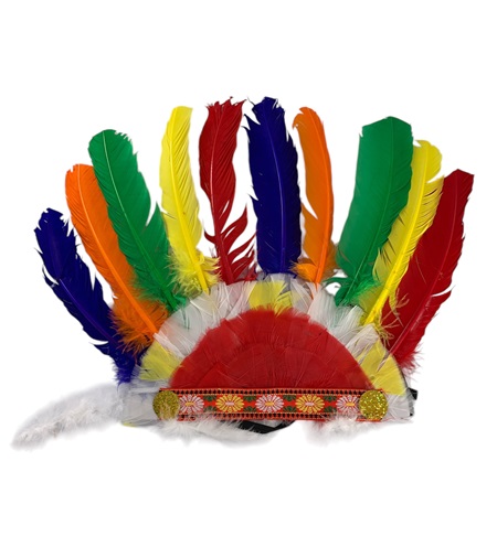 PENACHO DE INDIO 55*34 CM MULTICOLOR