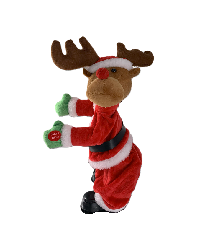 MUÑECO  RENO CON SONIDO