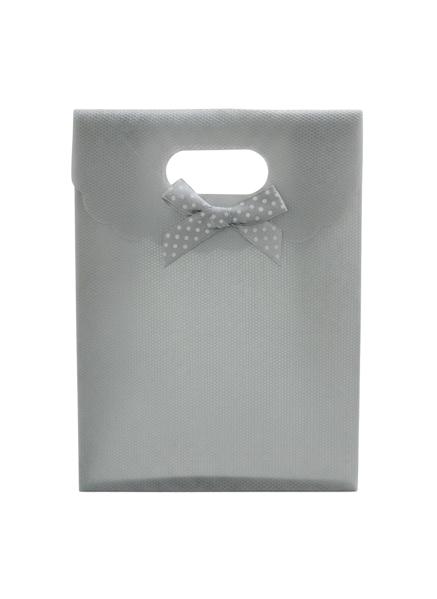 BOLSA DE REGALO UNICOLOR CON LAZO 16.5*12*6