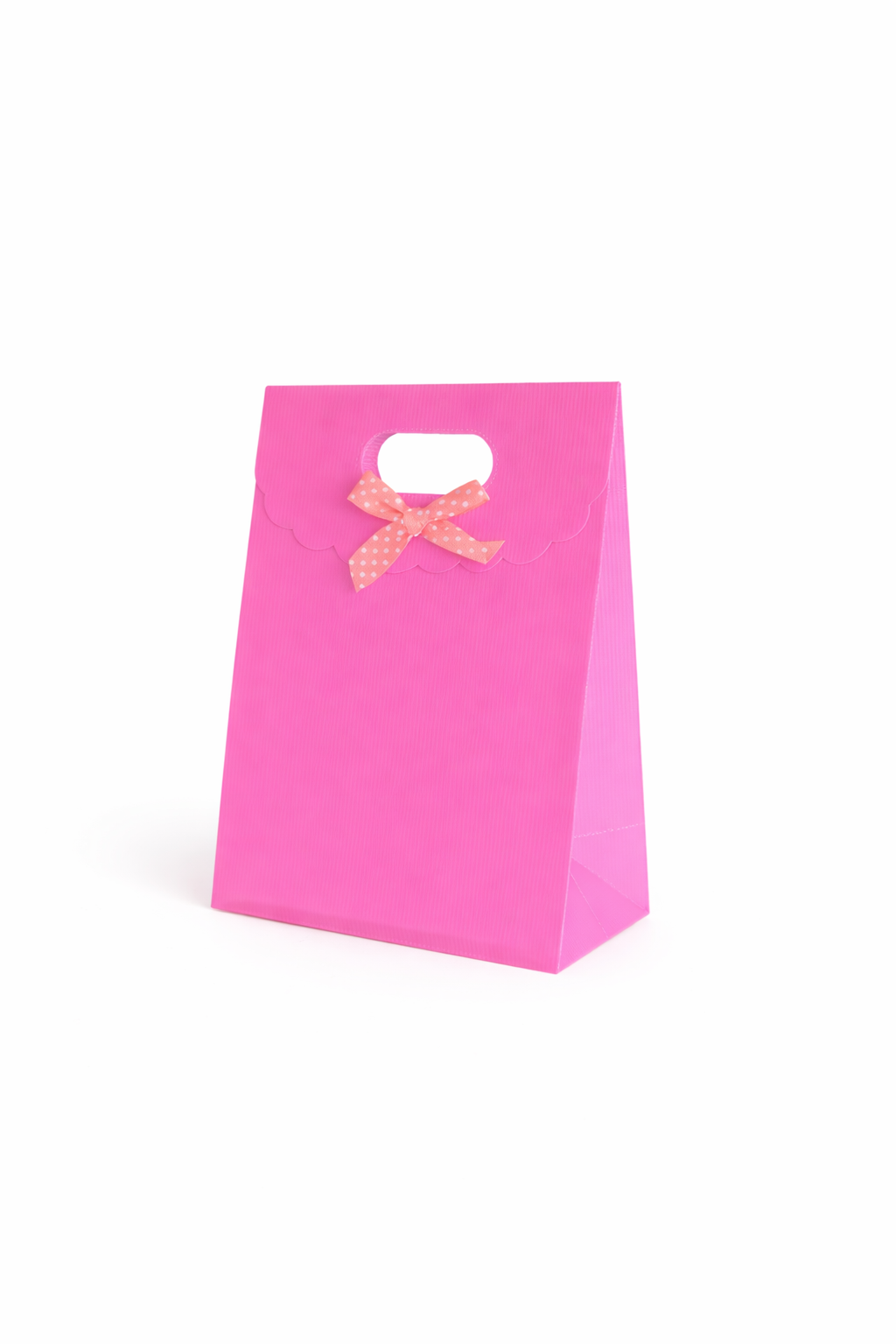 BOLSA DE REGALO UNICOLOR CON LAZO 16.5*12*6