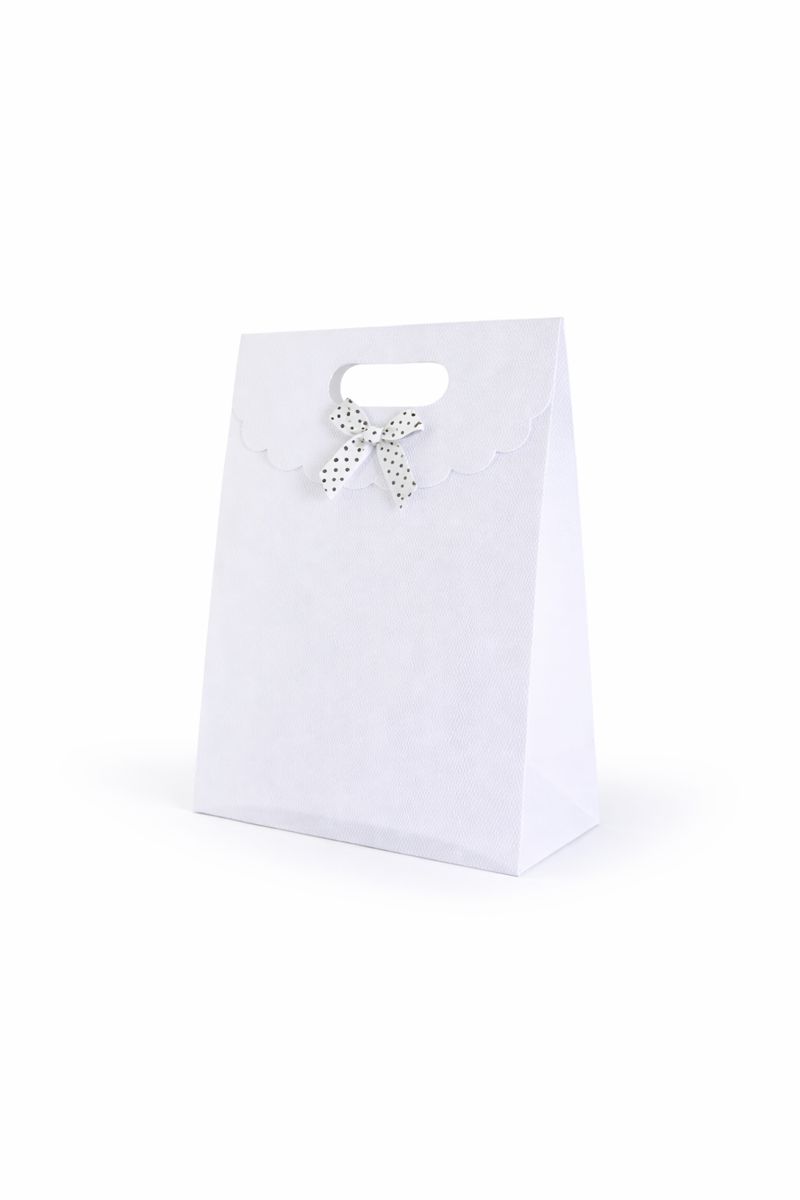 BOLSA DE REGALO UNICOLOR CON LAZO 21*15*7