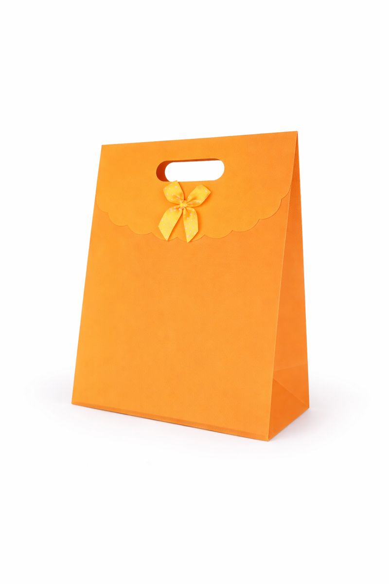 BOLSA DE REGALO UNICOLOR CON LAZO 26*19*8.5