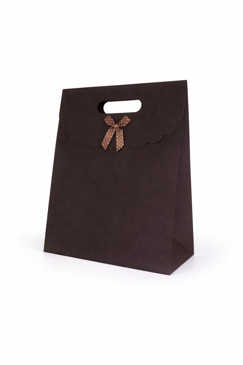 BOLSA DE REGALO UNICOLOR CON LAZO 31*24*12