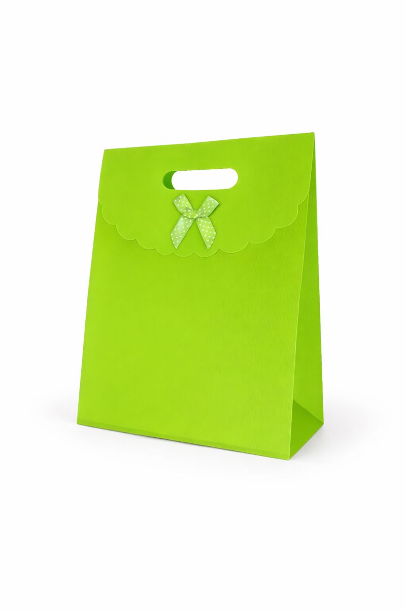 BOLSA DE REGALO UNICOLOR CON LAZO 31*24*12