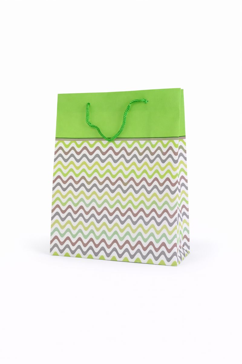 BOLSA DE REGALO LINEAS EN ZIG ZAG 23*8*27
