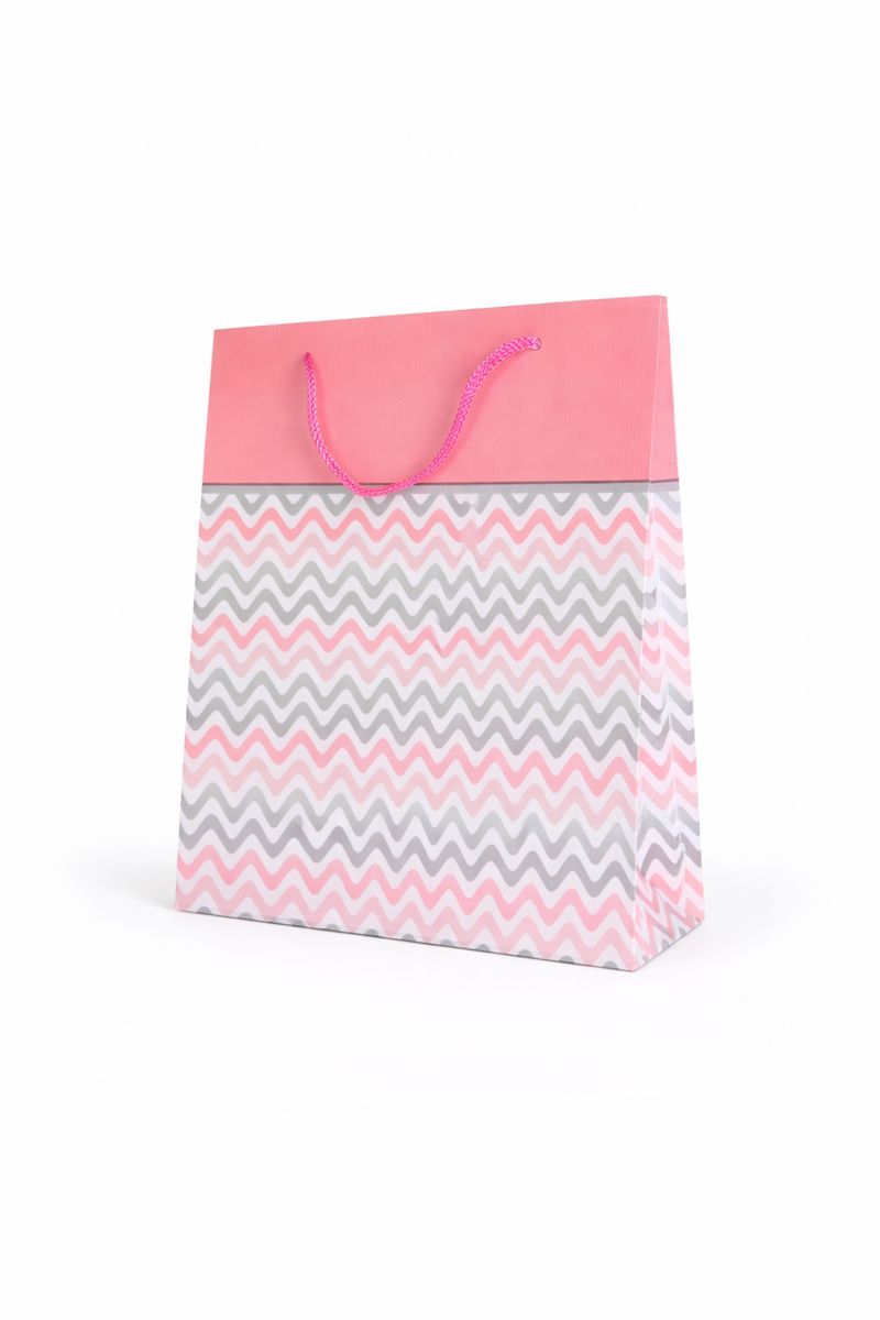 BOLSA DE REGALO LINEAS EN ZIG ZAG 23*8*27